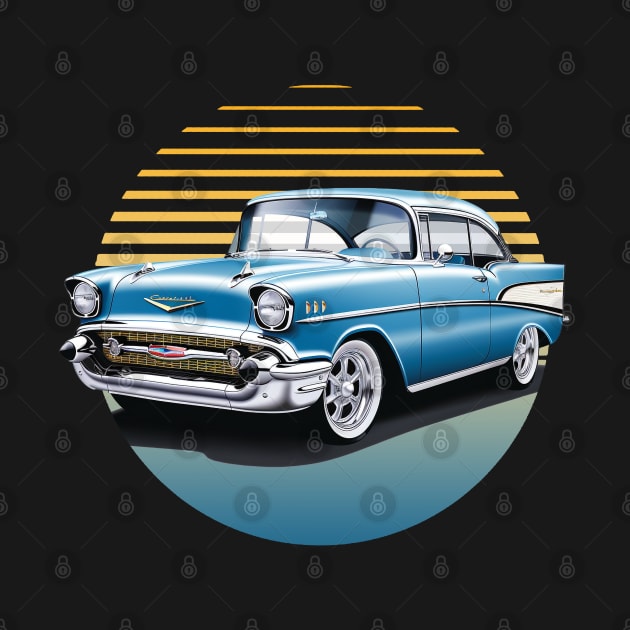 1957 Chevy Bel-Air Classic Car Enthusiast by GAMAS Threads