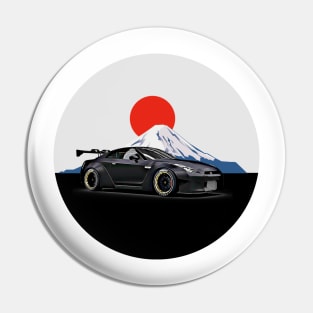 GTR Drift Japan Print Pin