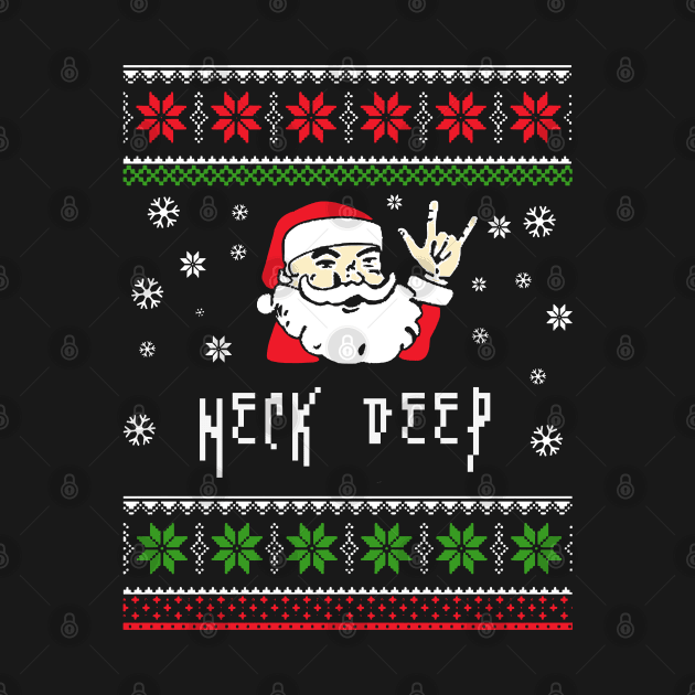 neck deep santa metal by mantaplaaa