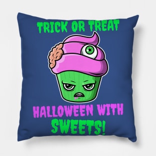 Halloween comes with sweats Pillow