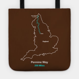 Pennine Way Route Map Tote