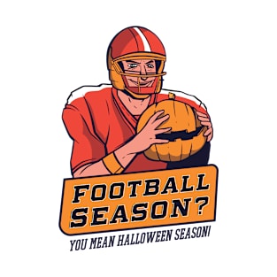 halloween heart football T-Shirt