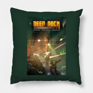 Deep Rock Galactic Mission Art Pillow