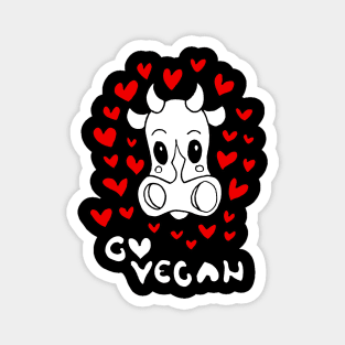 go vegan Magnet