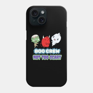 Retro Vintage Halloween. The Little Boo Crew. Not Too Scary Style Phone Case