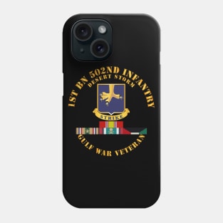 1st Bn 502nd Infantry - Desert Storm w Svc Phone Case