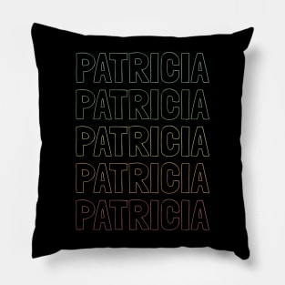 Patricia Name Pattern Pillow