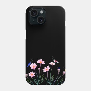 Cosmos and shrimp Phone Case