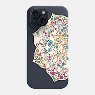 Tan Rustic Mandala Phone Case