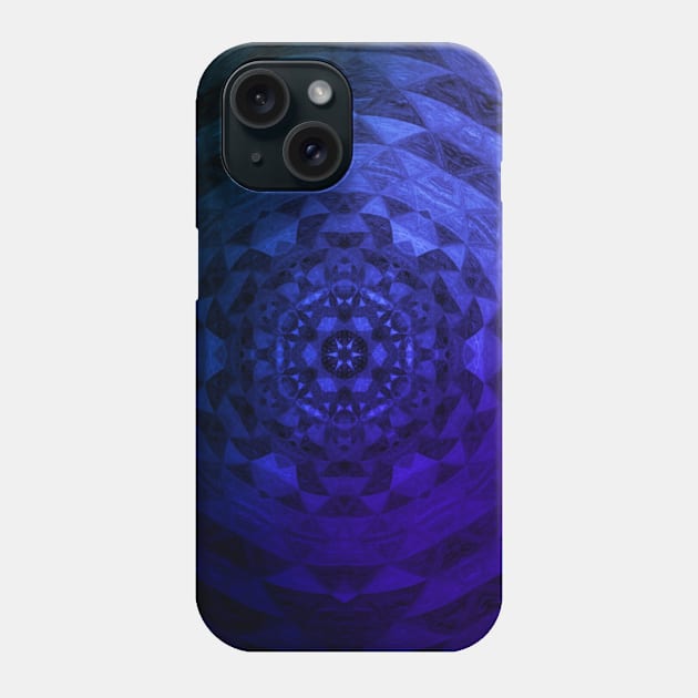 Ombre Boho Medallion Purple Phone Case by Moon Art