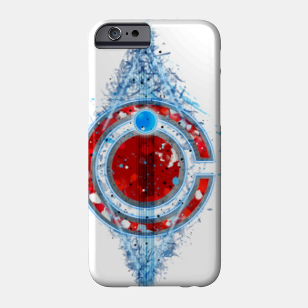 Cyborg Logo Digital Painting Cyborg Phone Case Teepublic