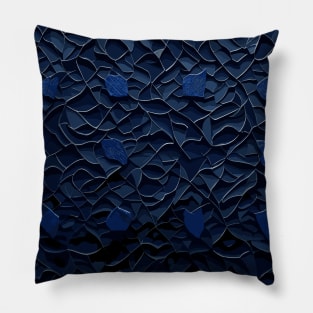 Abstract background with dark blue background. Pillow