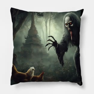 Phi Pob, Thai Ghost On Halloween Pillow