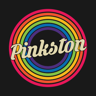 Pinkston - Retro Rainbow Style T-Shirt