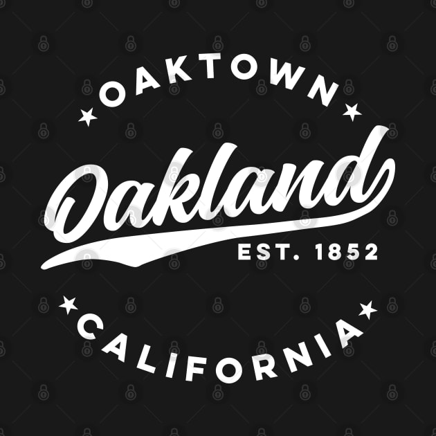 Vintage Oakland California Oaktown USA Love American City by DetourShirts