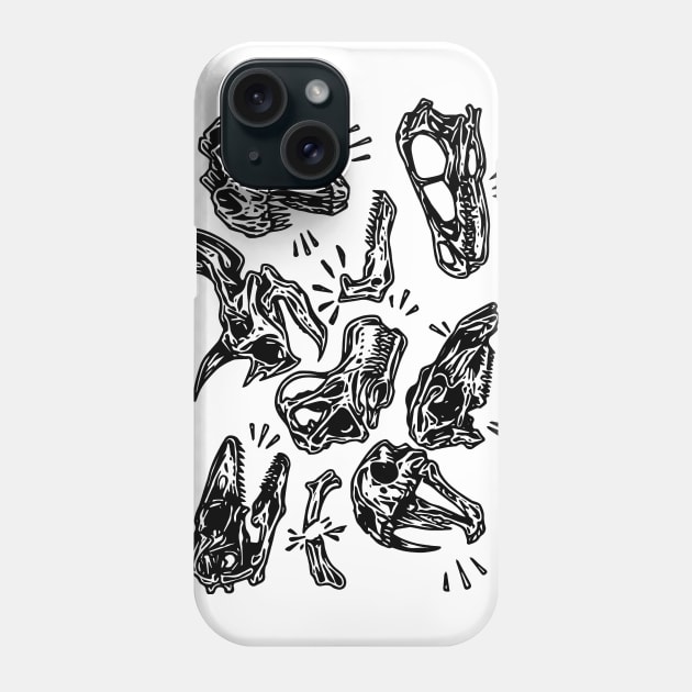 Prehistoric Punks Phone Case by Scottconnick