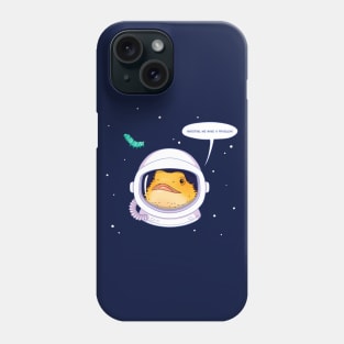 Astronaut Bearded Dragon, Space Theme! Phone Case