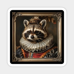 Renaissance Raccoon Magnet