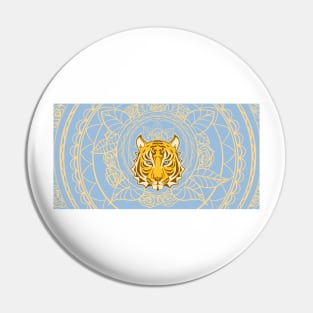 Golden Tiger Design Pin