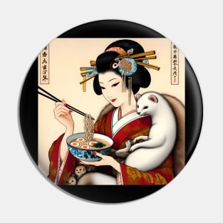 ukiyo-e - ramen ukiyo e Pin