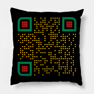 It's a beautiful day to leave me alone - QR Code Pillow