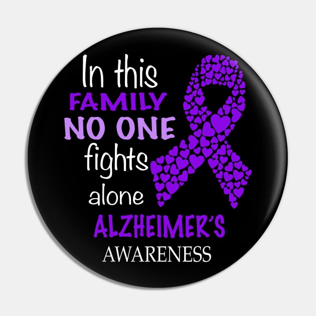 in this family no one fights alzheimer's alone Pin by TeesCircle