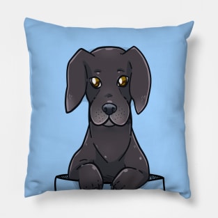 Pocket Cute Great Dane Dog Pillow