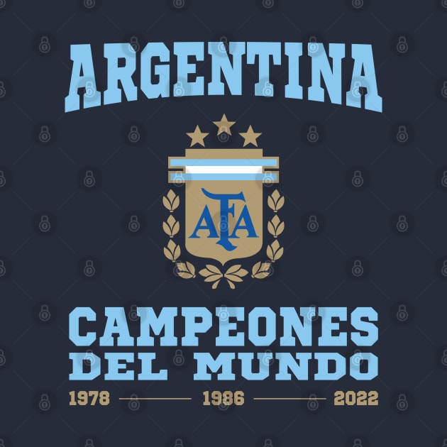 Argentina Campeones del Mundo World cup winners by MarCreative