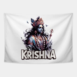 Enlightened Krishna Tapestry