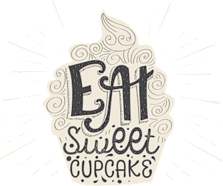 Eat sweet cupcake Magnet