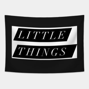 White Little Things design Tapestry