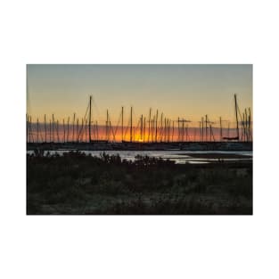 Sailboats at Sunset: A St Kilda Harbor Dreamscape T-Shirt