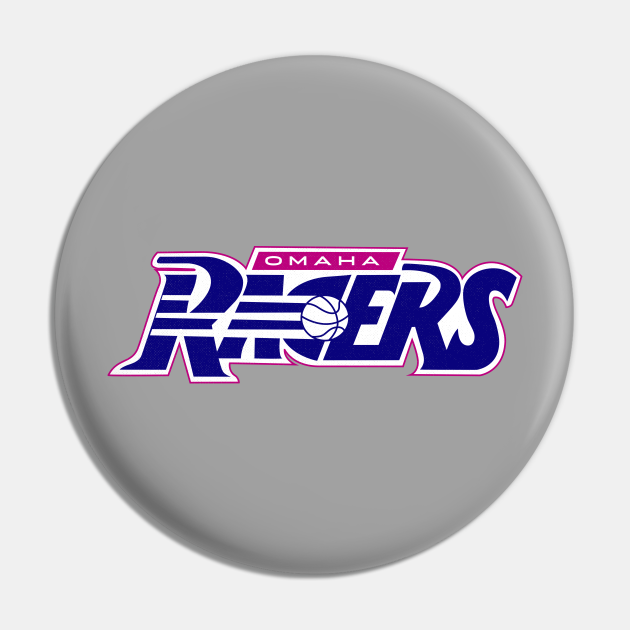 Defunct Omaha Racers Basketball Omaha Pin TeePublic