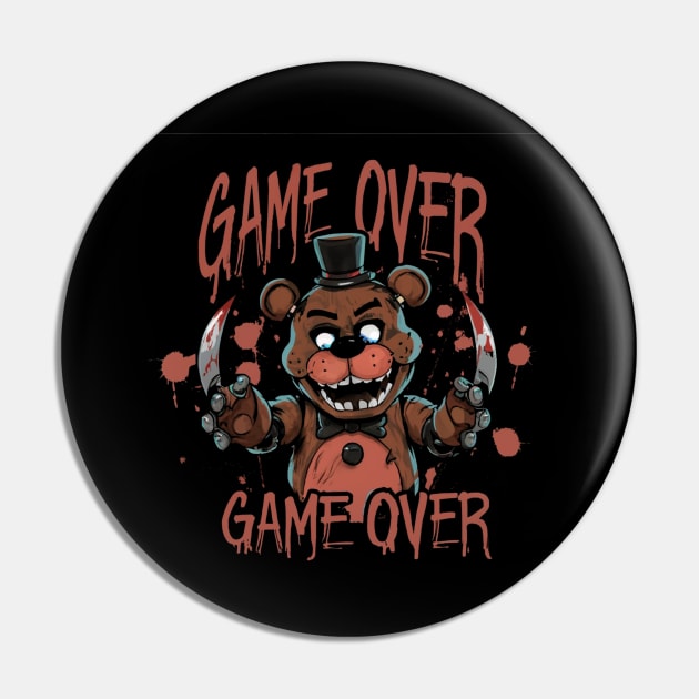 I Survived Five Nights At Freddy's Pizzeria Pin by Aldrvnd