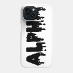 Drippy Alpha Phone Case