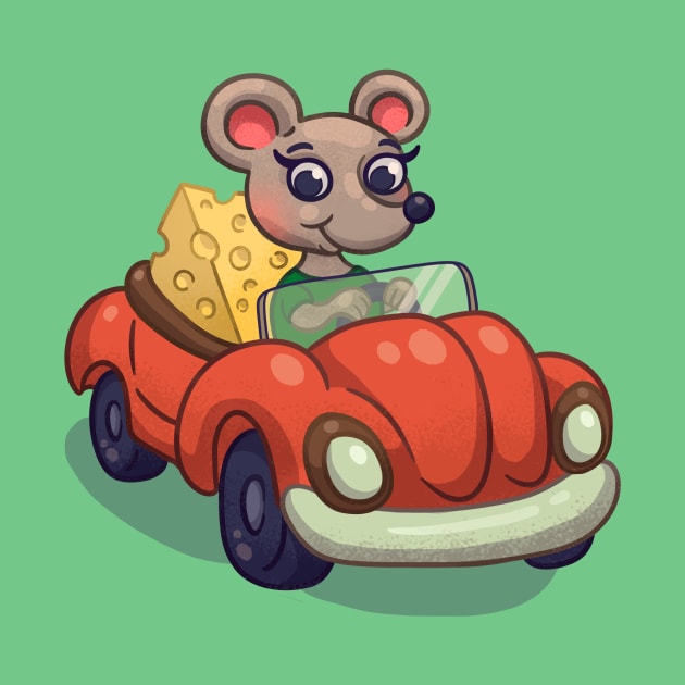 Mouse in the car by Guyshulia