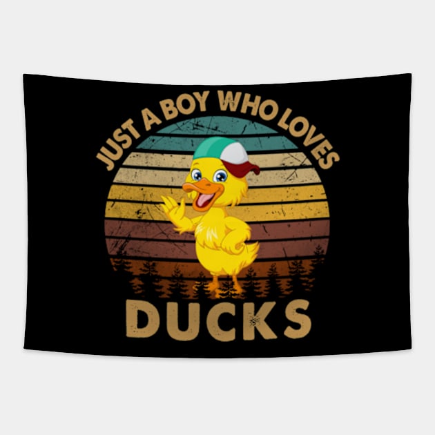 Quirky Quacker Duck Shirt for Whimsical Souls Tapestry by BoazBerendse insect