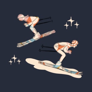 Retro winter ski T-Shirt