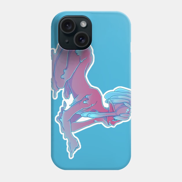 Goo Girl - Blue and Pink Phone Case by Ambsace