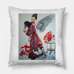 January Metamorphoses Pillow