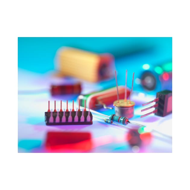 Electronic components (F004/9188) by SciencePhoto