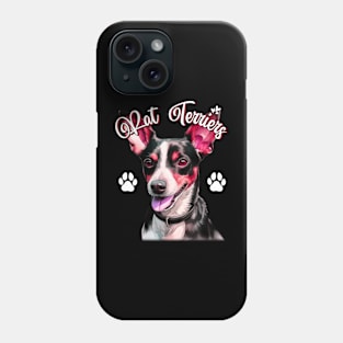 Adventurous Allies Rat Terriers Adventure Poster Phone Case