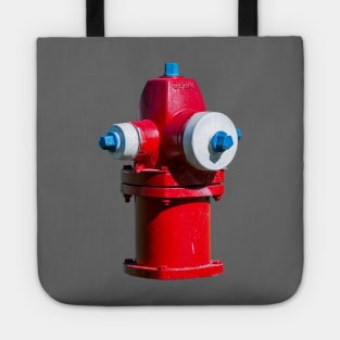 Red White and Blue Waterous Fire Hydrant Tote