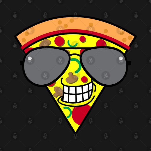 Cool Dude Pizza Character by HotHibiscus