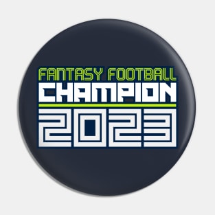 Fantasy Football Champion 2023 Pin