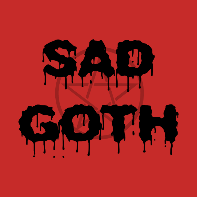 Sad Goth Aesthetic Pentacle Emo Grunge by Prolifictees