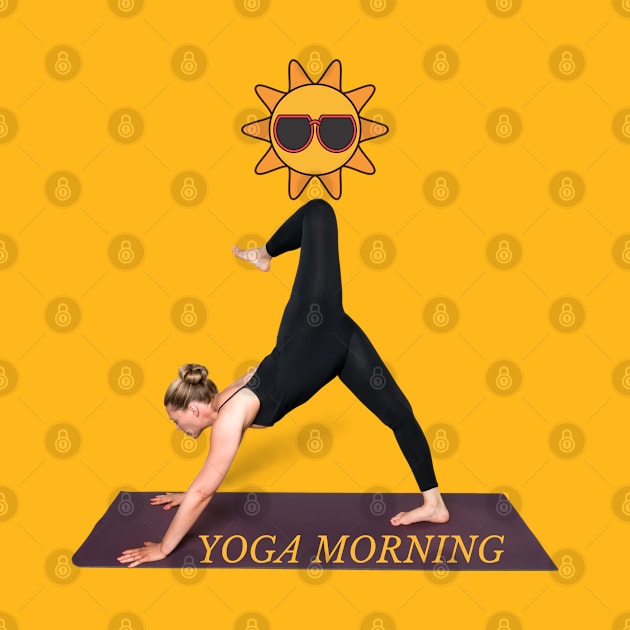 Sun Yoga Morning Pose by O.M design