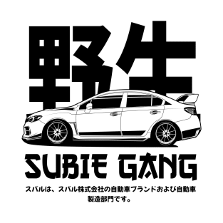 Subie gang black print T-Shirt