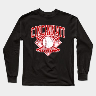 Minimalist Cincinnati Baseball Tshirt Simple Reds Crewneck 