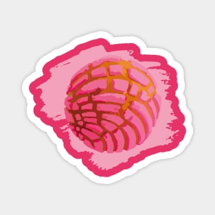 Pink concha bread mexican concha pan dulce mexican food lover Magnet